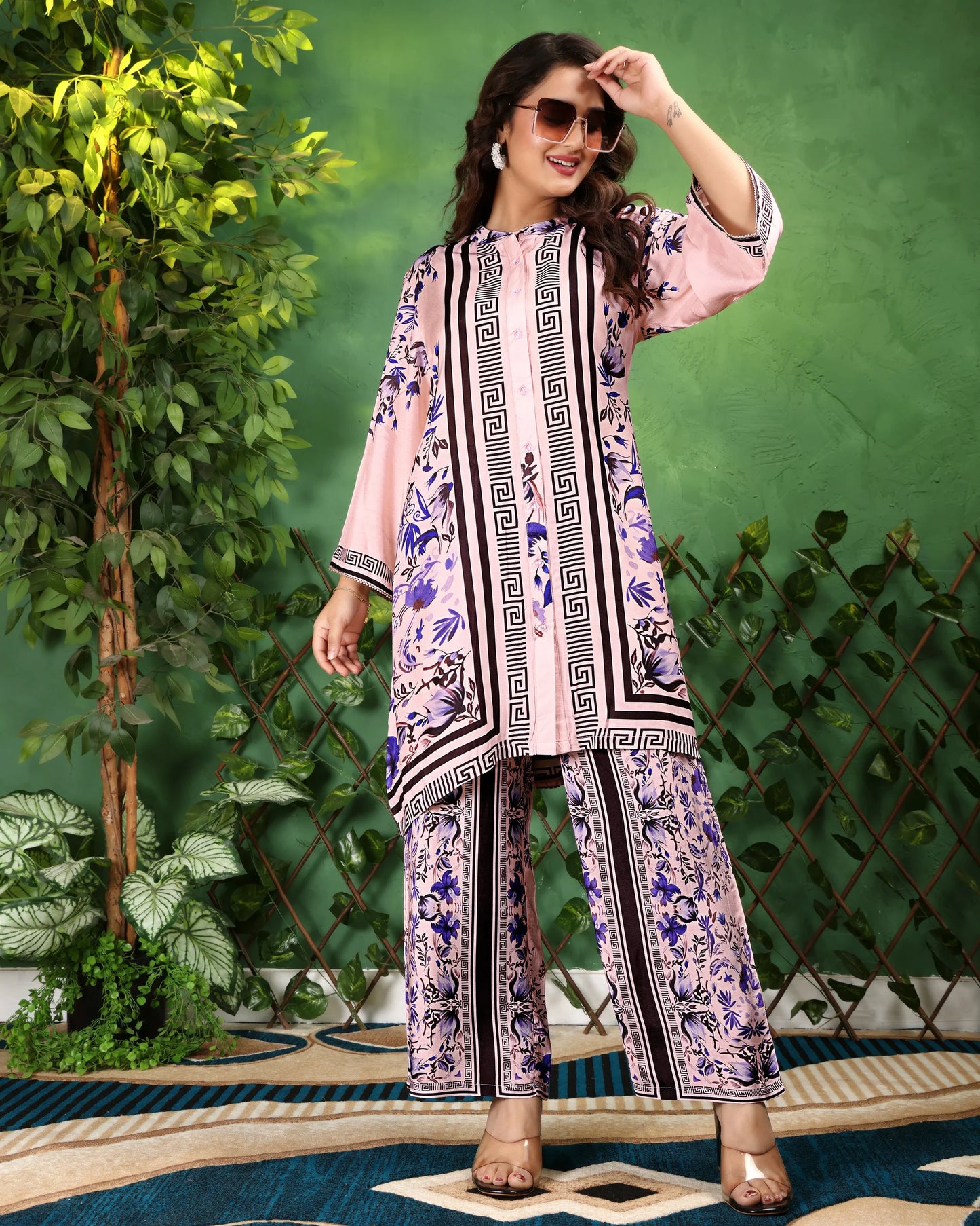 Lazuli Summer Pink Co-ord set
