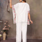 Ivory Bloom Kaftan Set