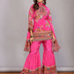 Fuchsia Hot Pink Sharara Set