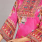 Fuchsia Hot Pink Sharara Set
