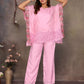 Blush Rose Bloom Kaftan Set