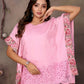 Blush Rose Bloom Kaftan Set