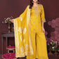 Marigold Majesty Short Dress and Dupatta Set