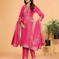 Regal Rani Hand-Work Tissue Suit Set