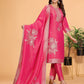 Regal Rani Hand-Work Tissue Suit Set