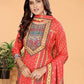Crimson Kali Mundi Work Suit Set