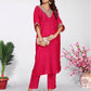 Crumble Pink Kaftan Set