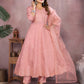 Blush Elegance Anarkali Set