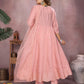 Blush Elegance Anarkali Set