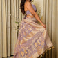 Delicate Purple Woven Banarasi Pure Georgette Bandhani Saree with Royal Touch