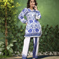 Positano Blue & White Floral Print Co-ord set