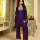 Haze Purple Handwork Co-ord Set