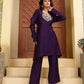 Haze Purple Handwork Co-ord Set