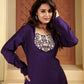 Haze Purple Handwork Co-ord Set