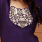 Haze Purple Handwork Co-ord Set