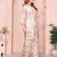 Ethereal Elegance – Pastel Floral Co-ord Set